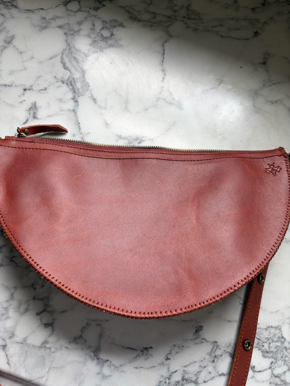 Lyons leather co queen bee Cognac.